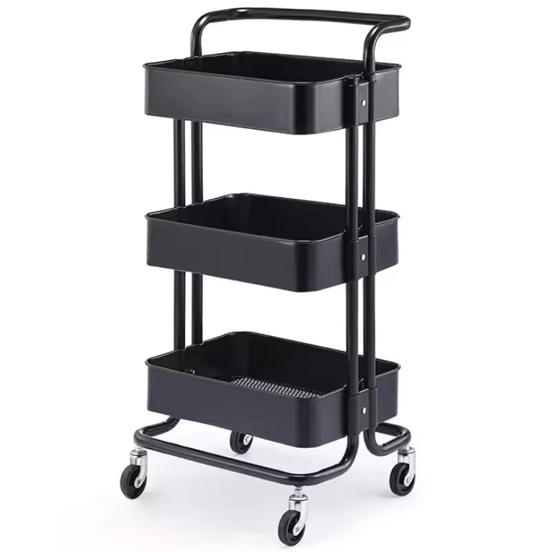 Carrito organizador de 3 niveles con ruedas