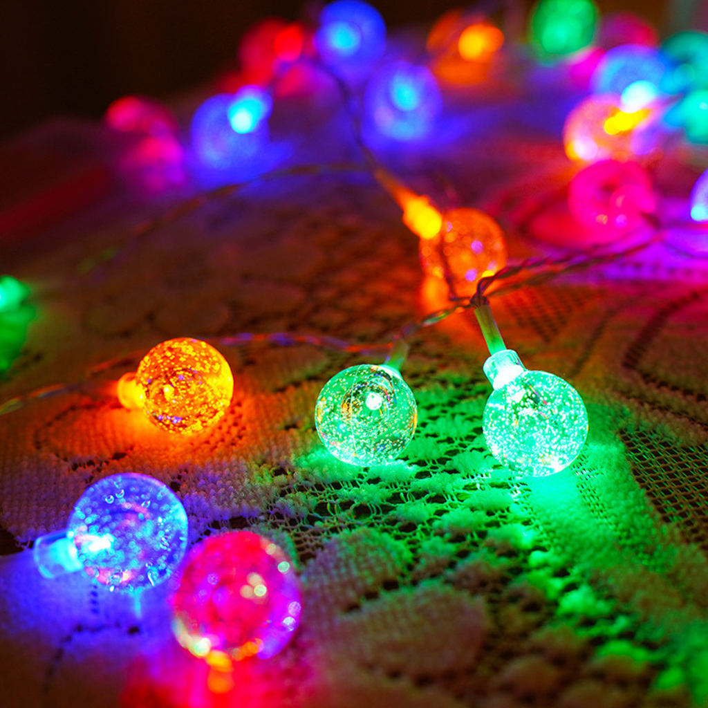 Guirnalda navideña de 240 Luces LED globo