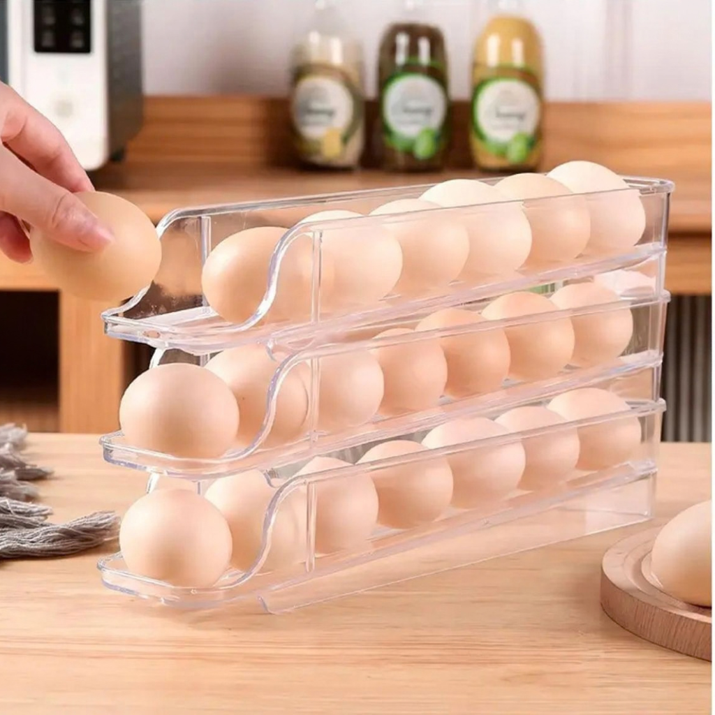 Organizador para huevos de 3 niveles