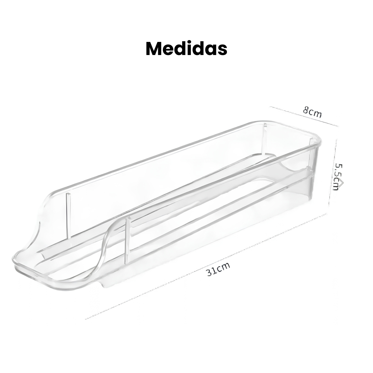 Organizador para huevos de 3 niveles