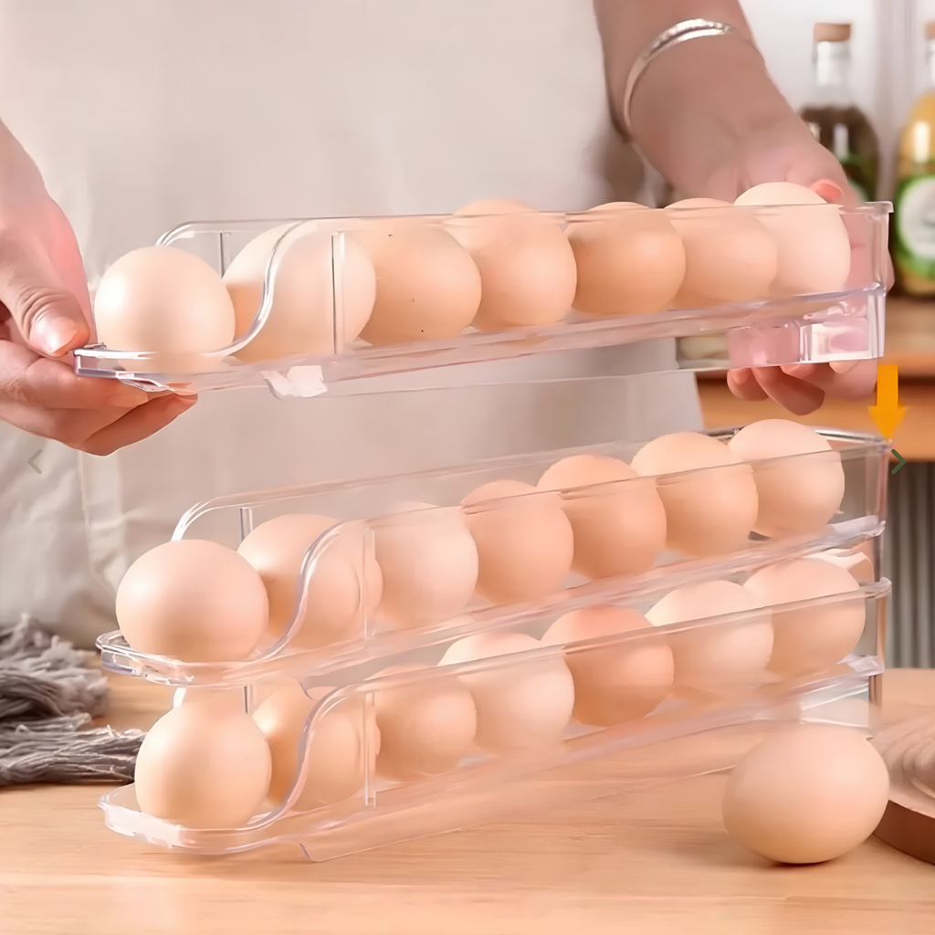 Organizador para huevos de 3 niveles