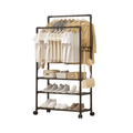 Organizador con ruedas para ropa y zapatos