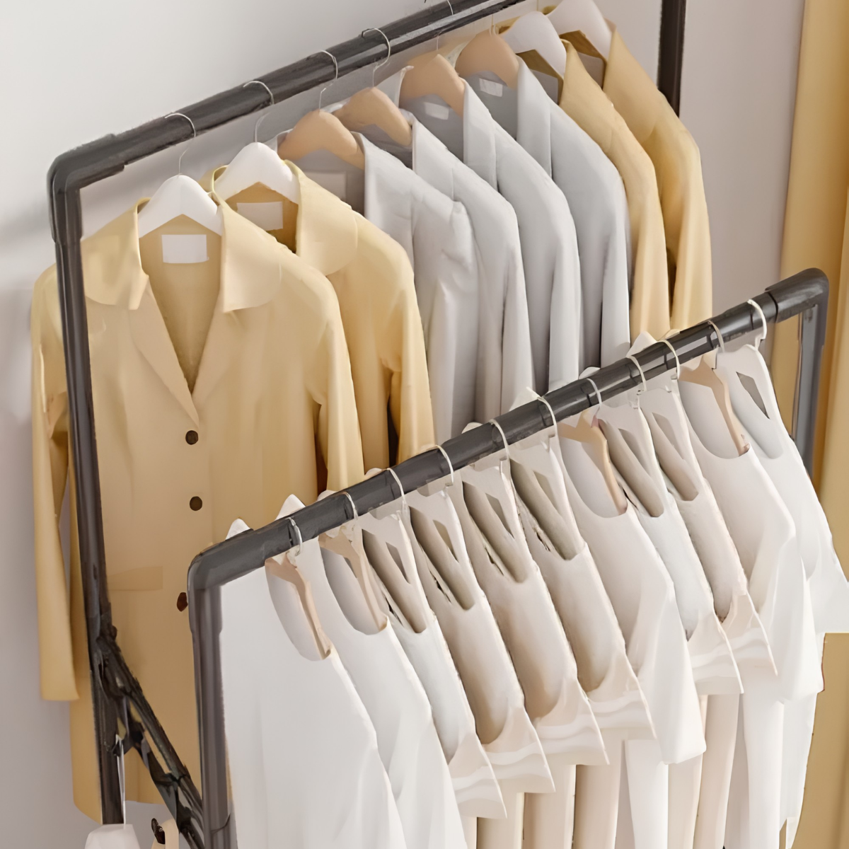Organizador con ruedas para ropa y zapatos
