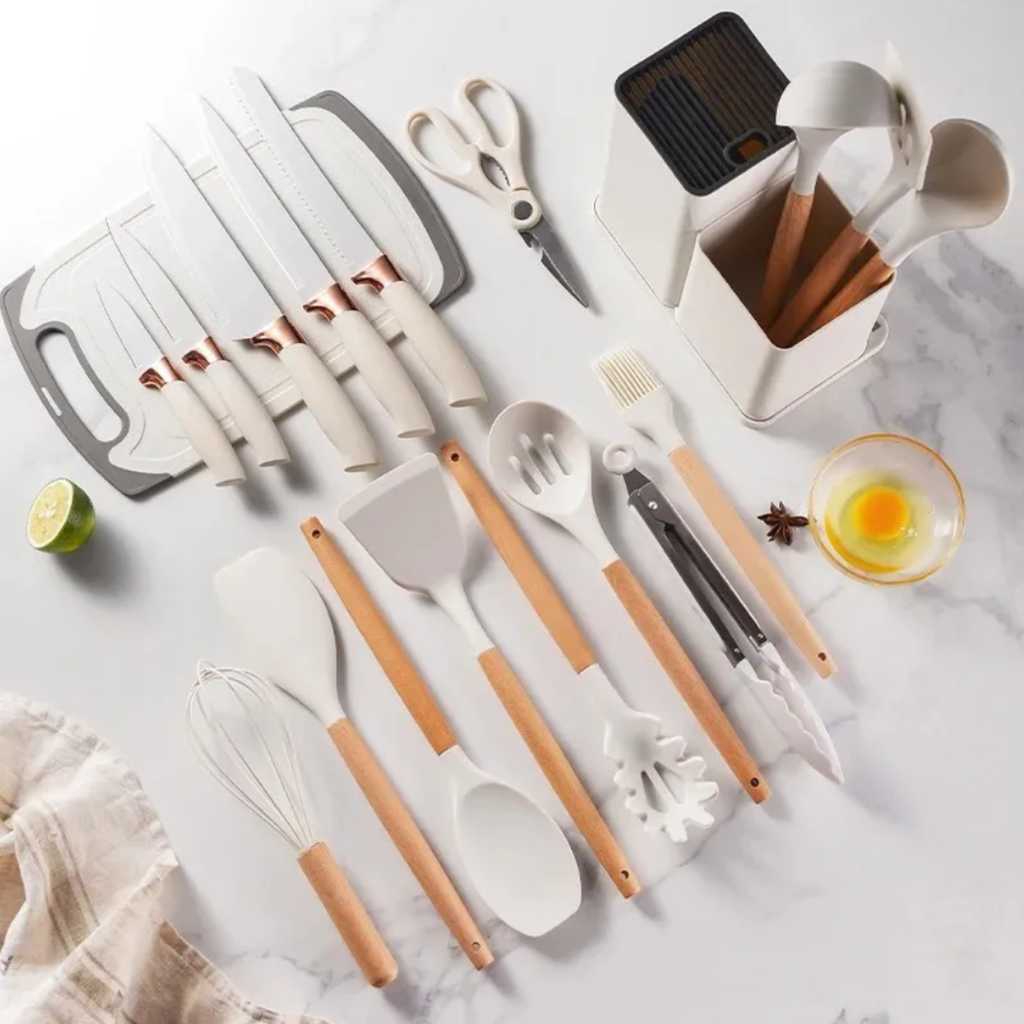Set de utensilios de cocina 19 piezas