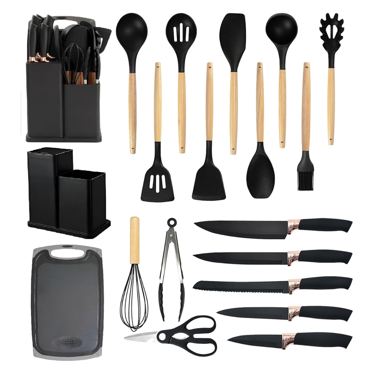 Set de utensilios de cocina 19 piezas